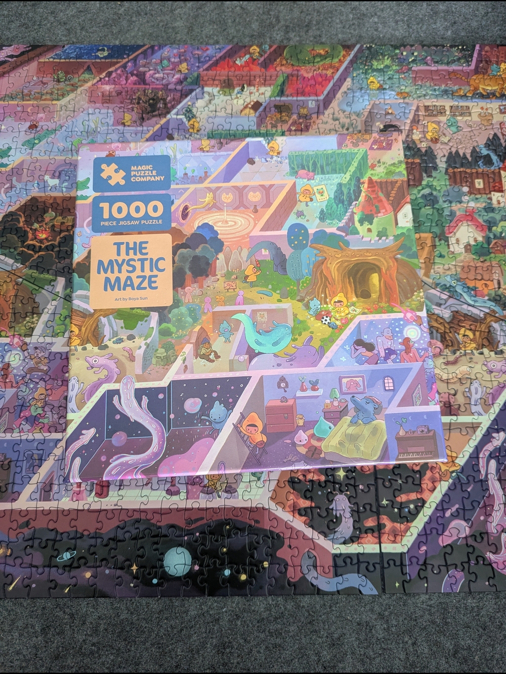 The Mystic Maze 1000-Piece Jigsaw Puzzle With Hidden Puzzle